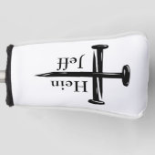 Dreikreuz-Monogramm Golf Headcover (Vorderseite)