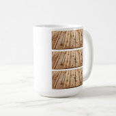 Dreilagige Plankenbänder Kaffeetasse (VorderseiteRechts)