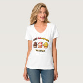 Dreimal die Cupcakes, Triple Fun! T-Shirt (Vorderseite Vollansicht)