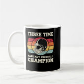 Dreimal Fantasy Football Champion Kaffeetasse (Links)