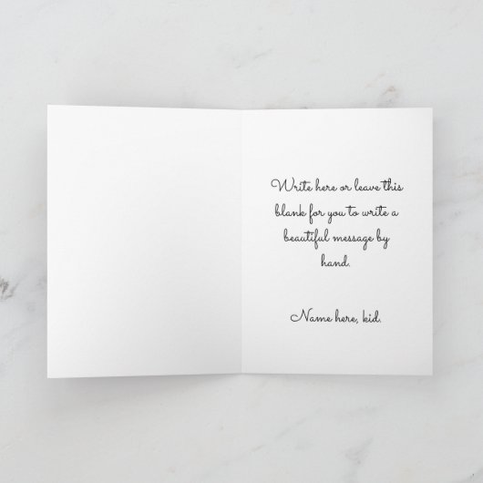 Dreimal glücklicher Muttertag Feiertagskarte (Innenseite)