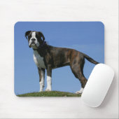Dreimonatiges Baby Boxer-Welpe Mousepad (Mit Mouse)