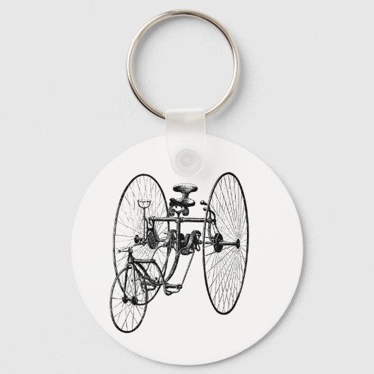 Dreirad-Dreirad Schlüsselanhänger (Vorderseite)