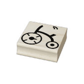 Dreirad Gummistempel (Stempel)