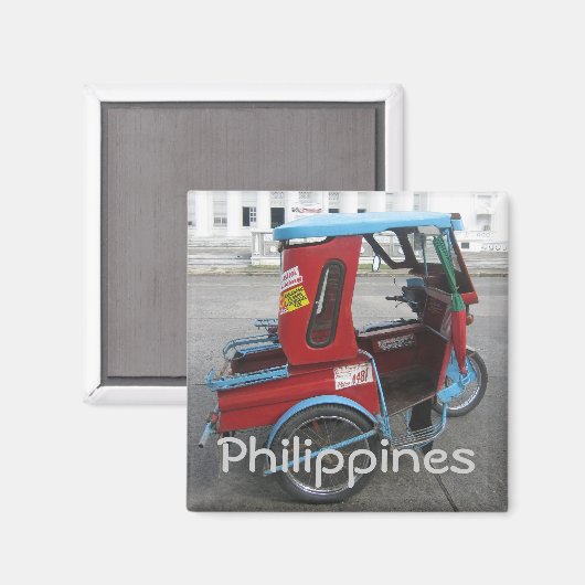 Dreirad Magnet (Vorderseite/Rückseite)