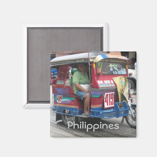 Dreirad Magnet (Vorderseite/Rückseite)