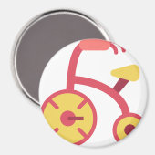 Dreirad Magnet (Vorderseite/Rückseite)