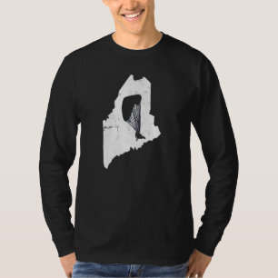 Dreirad-Motorparachute PPG PPC-Pilot Maine Vintag T-Shirt