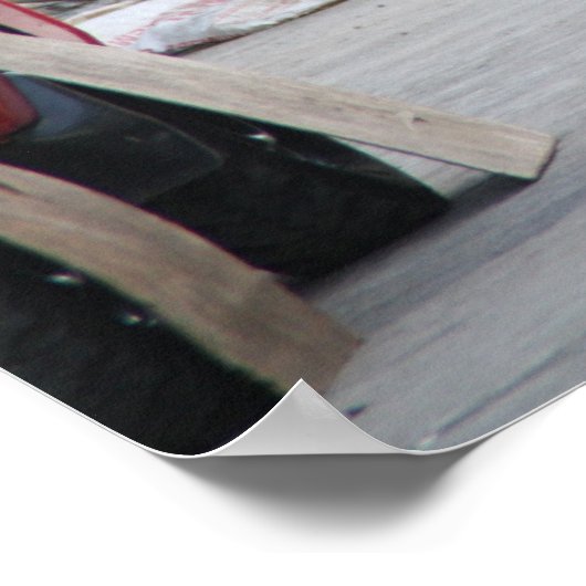 Dreirad Poster (Ecke)