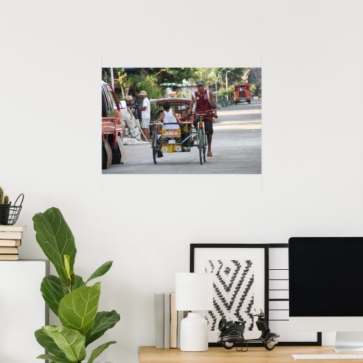 Dreirad Poster (Heimbüro)