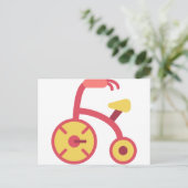Dreirad Postkarte (Stehend Vorderseite)