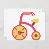 Dreirad Postkarte (Vorne/Hinten)