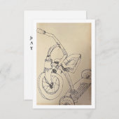 Dreiradeinladen Dankeskarte (Vorne/Hinten)