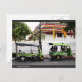 Dreiräder in Thailand Postkarte (Vorne/Hinten)