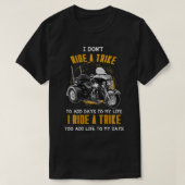 Dreiräder Motortrike Geschenk ich reise T-Shirt (Design vorne)