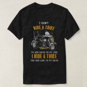Dreiräder Motortrike Geschenk ich reise T-Shirt (Design vorne)