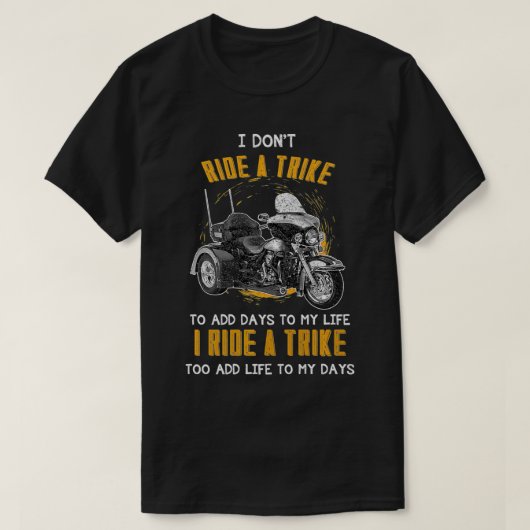 Dreiräder Motortrike Geschenk ich reise T-Shirt (Design vorne)