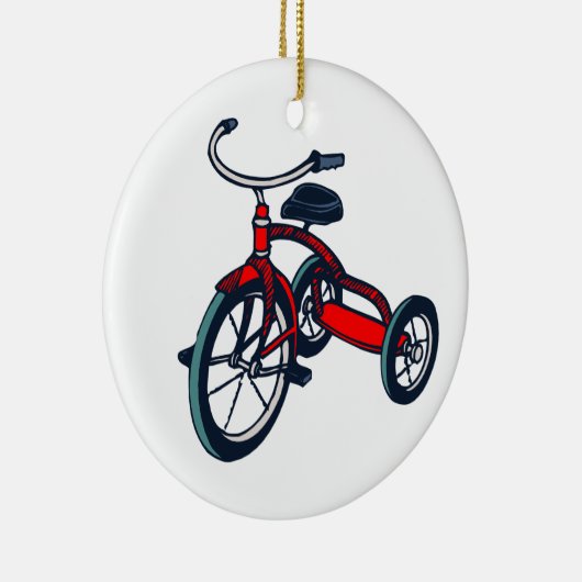 DREIRADrunde VERZIERUNG Keramikornament (Rechts)