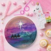 Dreischneidpapierplatte Pappteller (Party)