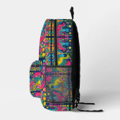Dreischneidtasche Bedruckter Rucksack (Rechts)