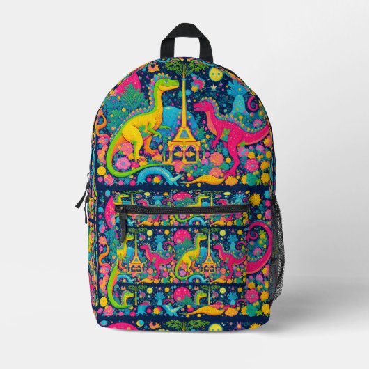 Dreischneidtasche Bedruckter Rucksack (Vorderseite)