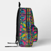 Dreischneidtasche Bedruckter Rucksack (Links)