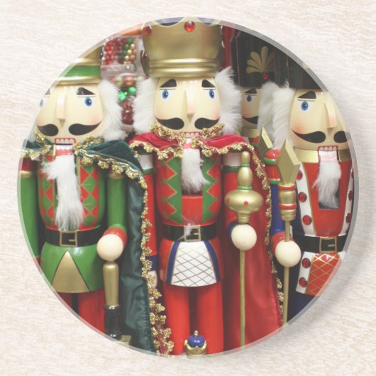 Dreiseitige Cracker - Nutcracker Soldiers Untersetzer (Vorne)