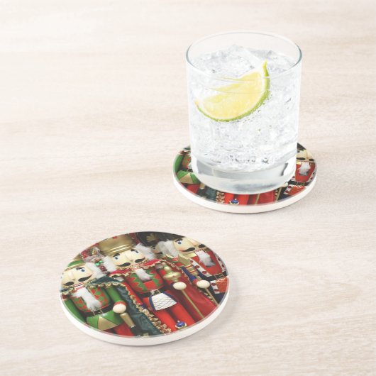 Dreiseitige Cracker - Nutcracker Soldiers Untersetzer (Seite)