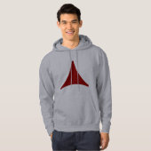 Dreiseitiger Pfeil Hoodie (Vorne ganz)