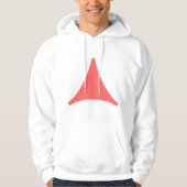 Dreiseitiger Pfeil Hoodie (Vorderseite)