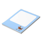 Dreisfarben-Beagle-Bucht Notizblock (Rotiert)