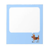 Dreisfarben-Beagle-Bucht Notizblock (Vorderseite)