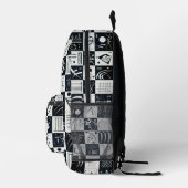 Dreißig, biomorphe Abstraktion - Kandinsky Bedruckter Rucksack (Rechts)