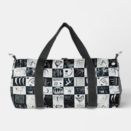 Dreißig, biomorphe Abstraktion - Kandinsky Duffle Bag