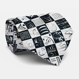 Dreißig, biomorphe Abstraktion - Kandinsky Krawatte