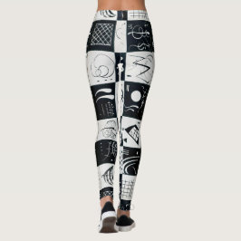 Dreißig, biomorphe Abstraktion - Kandinsky Leggings