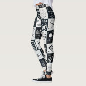 Dreißig, biomorphe Abstraktion - Kandinsky Leggings (Links)