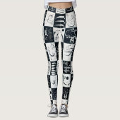 Dreißig, biomorphe Abstraktion - Kandinsky Leggings (Vorderseite)
