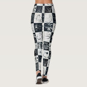 Dreißig, biomorphe Abstraktion - Kandinsky Leggings (Rückseite)