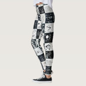 Dreißig, biomorphe Abstraktion - Kandinsky Leggings (Links)