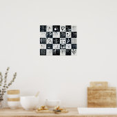 Dreißig, biomorphe Abstraktion - Kandinsky Poster (Küche)