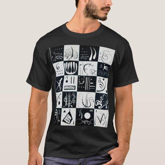 Dreißig, biomorphe Abstraktion - Kandinsky T-Shirt (Vorderseite)