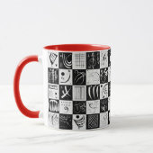 Dreißig, biomorphe Abstraktion - Kandinsky Tasse (Links)