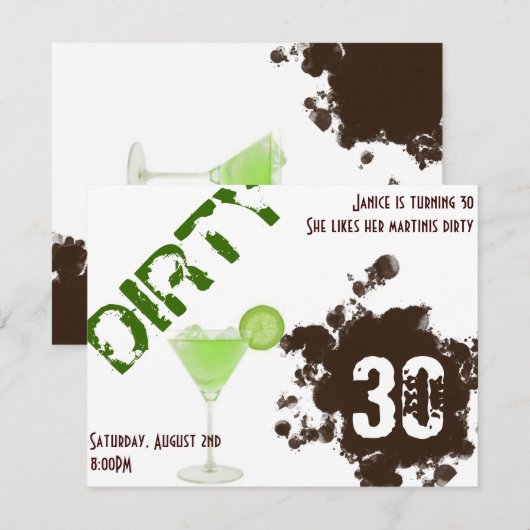 Dreißig Einladungen (Vorne/Hinten)