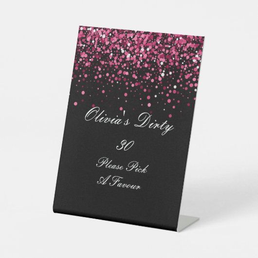 dreißig Jahre Sockelschild (Vorderseite)