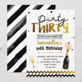 dreißig Party Einladungen (Vorne/Hinten)