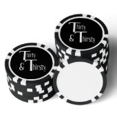 Dreißig und dreißig pokerchips (Kollektion)