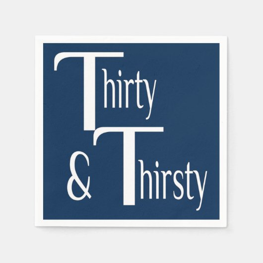 Dreißig und dreißig serviette (Vorderseite)