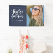 Dreißig und fabelhafte Geburtstagsfahne Banner (Insitu)