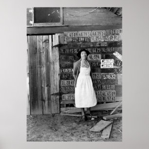 Dreißigerjahre Kfz-Kennzeichen-Sammlung Poster